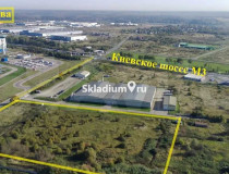 Вид территории. Сухой склад (+18) Склад Калужская обл, Боровский р-н, село Ворсино, ул Лыскина, влд 7 , 6 000 м2 фото 4